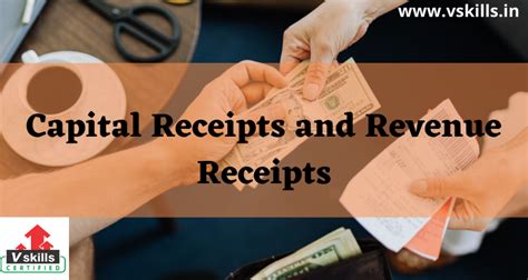 Business Accountant Tutorial Capital Receipts And Revenue Receipts