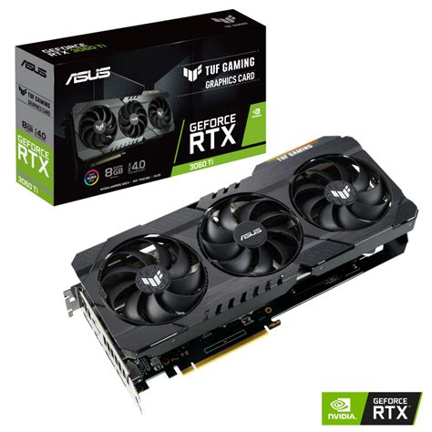 Asus Tuf Gaming Geforce Rtx 3060 Ti 8gb Gddr6 Card Màn Hình