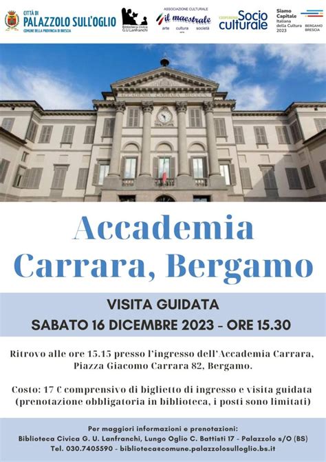 Visita Guidata All Accademia Carrara Di Bergamo Sabato Dicembre