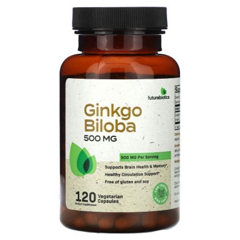 Futurebiotics Ginkgo Biloba 500 Mg 120 Vegetarian Capsules 250 Mg