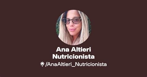 Ana Altieri Nutricionista Instagram Linktree