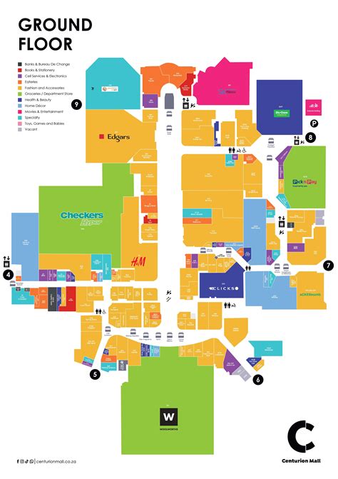 Mall Map | Centurion Mall