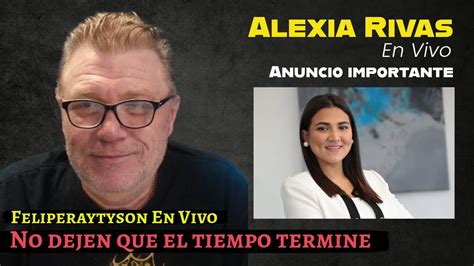 El tiempo se está terminando Falta Poco la Diputada Alexia Rivas