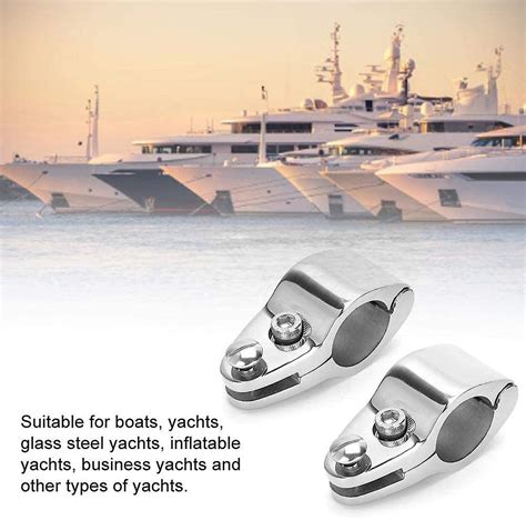 For Bimini Top Hinged Mm Mm Hinged Stainless Clamp Pcs Marine