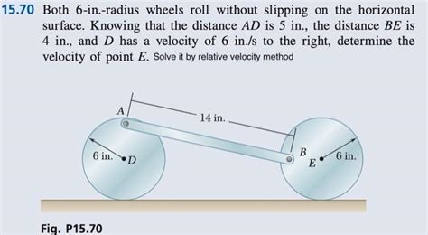 Solved Both In Radius Wheels Roll Without Slipping Chegg