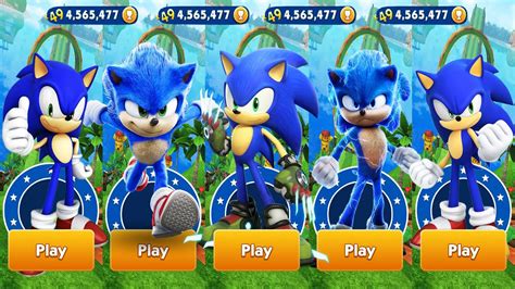 Sonic Dash Movie Sonic Vs Sonic Vs Sonic Prime Boscage Maze Sonic