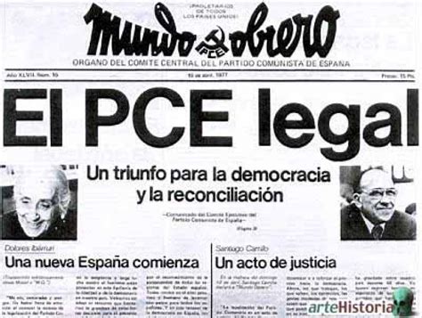 A Os De La Legalizaci N Del Pce Tercera Informaci N Tercera