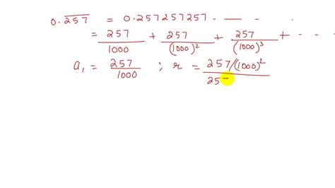 Solvedexpress Each Repeating Decimal As A Fracti