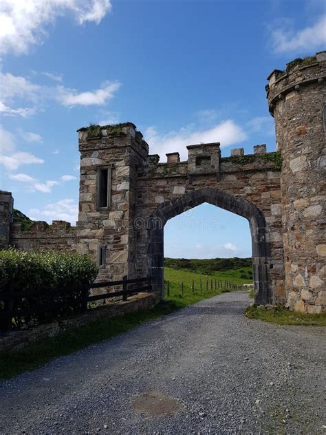 Clifden Castle Entrance in Ruins Stock Photo - Image of connemara ...