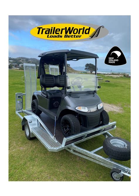 Golf Cart Transporter Trailer - Trailer World