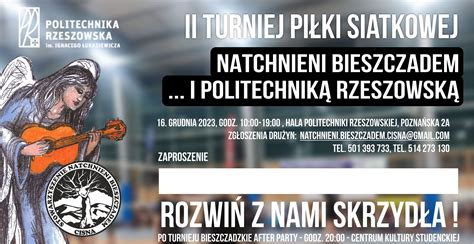 Ii Turnieju Pi Ki Siatkowej Natchnieni Politechnik Rzeszowsk I