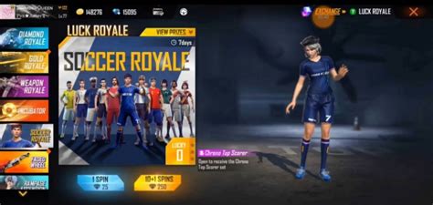 Ada Jersey Bola Keren Di Event Soccer Royale Free Fire