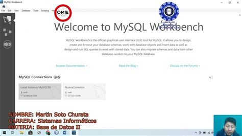 Conexión Base De Datos Mysql Workbench Y Netbeans Sistemas Informáticos Youtube