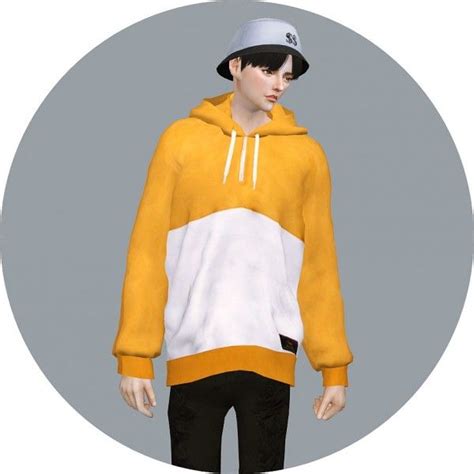 SIMS4 Marigold: Male Hoodie • Sims 4 Downloads Sims 4 Male Clothes ...