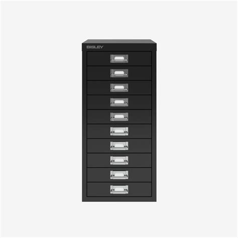 Bisley Filing Cabinet 10 Drawer H2910NL Black Morgan S Direct Limited