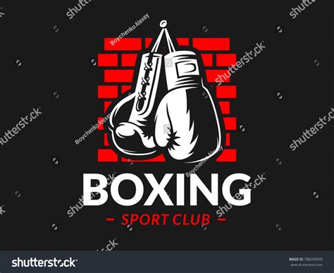 Silueta De Guantes De Boxeo Con Vector De Stock Libre De Regalías 788299939 Shutterstock