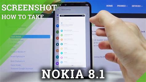 How To Take Screenshot In NOKIA 8 1 Capture Screen YouTube