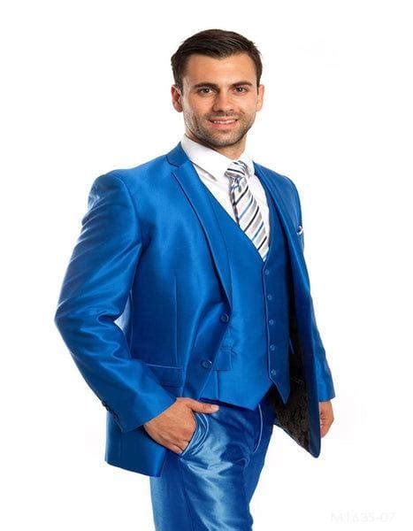 Royal Blue Suit Alberto Nardoni