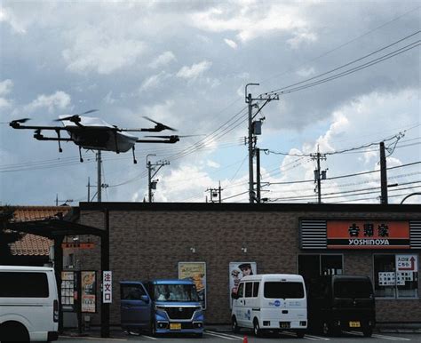 「吉野家の牛丼」が空を飛ぶ ドローンで配送する実証実験 11月にも石川・小松でサービス開始：東京新聞 Tokyo Web