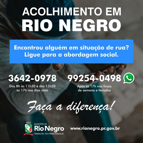 Rio Negro Possui Servi O De Acolhimento Para Pessoas Em Situa O De Rua