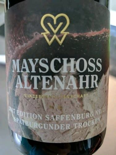 2018 Winzergenossenschaft Mayschoss Altenahr Edition Saffenburg Nr 21