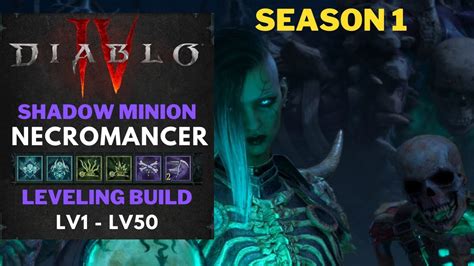 Diablo Necromancer Build Shadow Minion Leveling Build Season