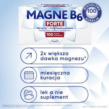 Magne B Forte Na Niedob R Magnezu W Organizmie X Tabletek