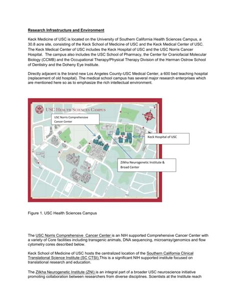 Keck Medical Center Of Usc Campus Map