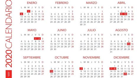 Calendario Laboral Espana Para Imprimir