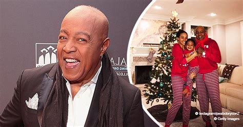 Peabo Bryson His Wife Tanya And Their Little Son Robert Posed In