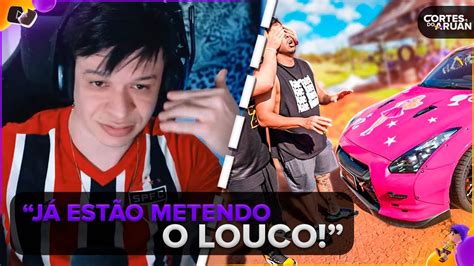 ARUAN REAGE REAÇÃO DO RENATO AO VER O GTR r35 DE BARBIE LEO DA