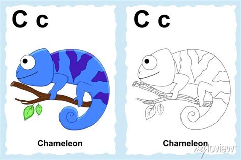 Alphabet Coloring Book Page With Outline Clip Art To Color Letter