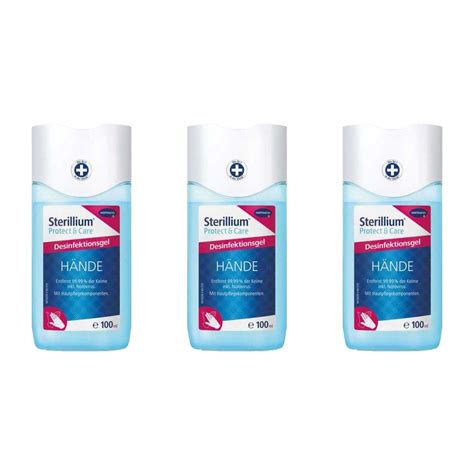 Hartmann Sterillium Protect Care Desinfektionsgel 3x 100 Ml