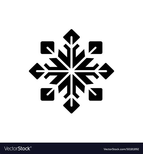 Silver snowflake icon Royalty Free Vector Image