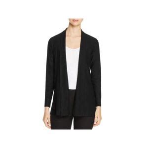 Eileen Fisher Sweaters Eileen Fisher Black Openfront Cardigan