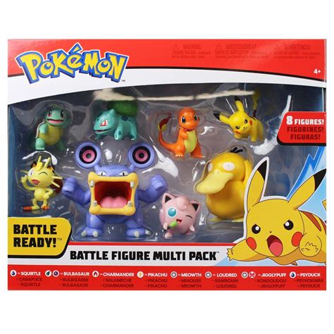 Pokémon Battle Figuren Multi Pack Wave 3 mit 8 Figuren Lindaxx