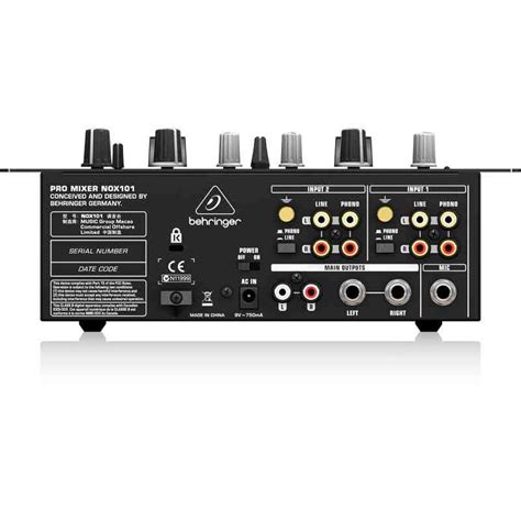 Mezclador Nox Behringer Centro Del Sonido