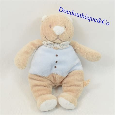 Peluche Nouky Ours Noukie S Oscar Et L On Veste Bleue Cm Sos