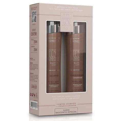 Amend Kit Luxe Creations Blonde Care Shampoo Condicionador Kit Shampoo E Condicionador