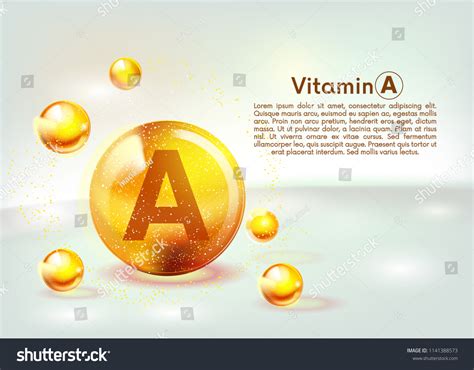 Vitamin Gold Shining Icon Ascorbic Acid