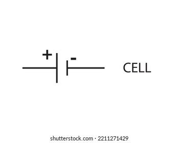 Electronic Circuit Cell Symbols Illustration Basic Stock Vector (Royalty Free) 2211271429 ...