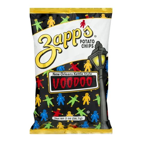 Zapps New Orleans Kettle Style Potato Chips Voodoo 2 Oz Bags 25