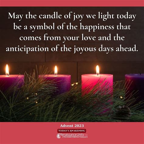 The Candle of Joy - Prayer for 12/17/23