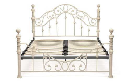 Кровать металлическая VICTORIA 160*200 см, античный белый