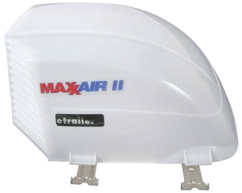 Maxxair Ii Rv And Trailer Roof Vent Cover 22 3 4 X 18 1 2 X 9 3 8 White Maxxair Rv Vents