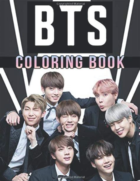 Buy BTS Coloring Book Stress With BTS Jin RM JHope Suga Jimin V