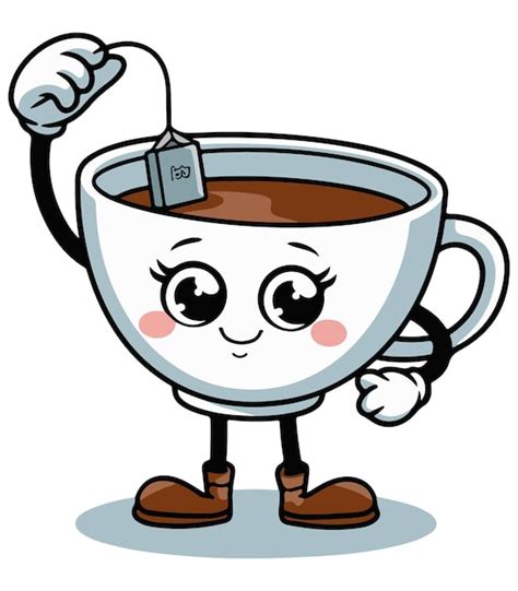 Premium Vector Cute Mug Cartoon Clipart