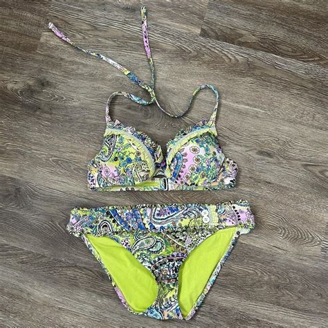 Y K Lucky Brand Bikini Absolutely Beautiful Depop