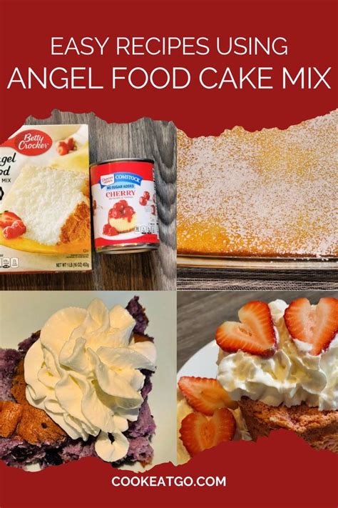 Easy Recipes Using Angel Food Cake Mix In 2024 Angel Food Cake Mix Recipes Recipe Using Angel