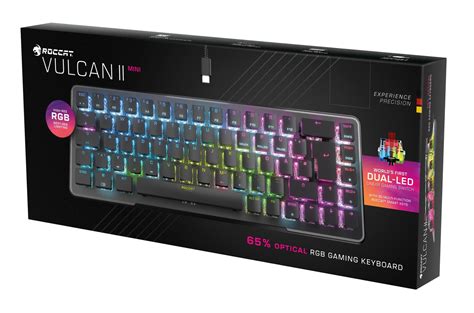 Roccat Vulcan Ii Mini Mechanical Rgb Gaming Keyboard Black Pc In